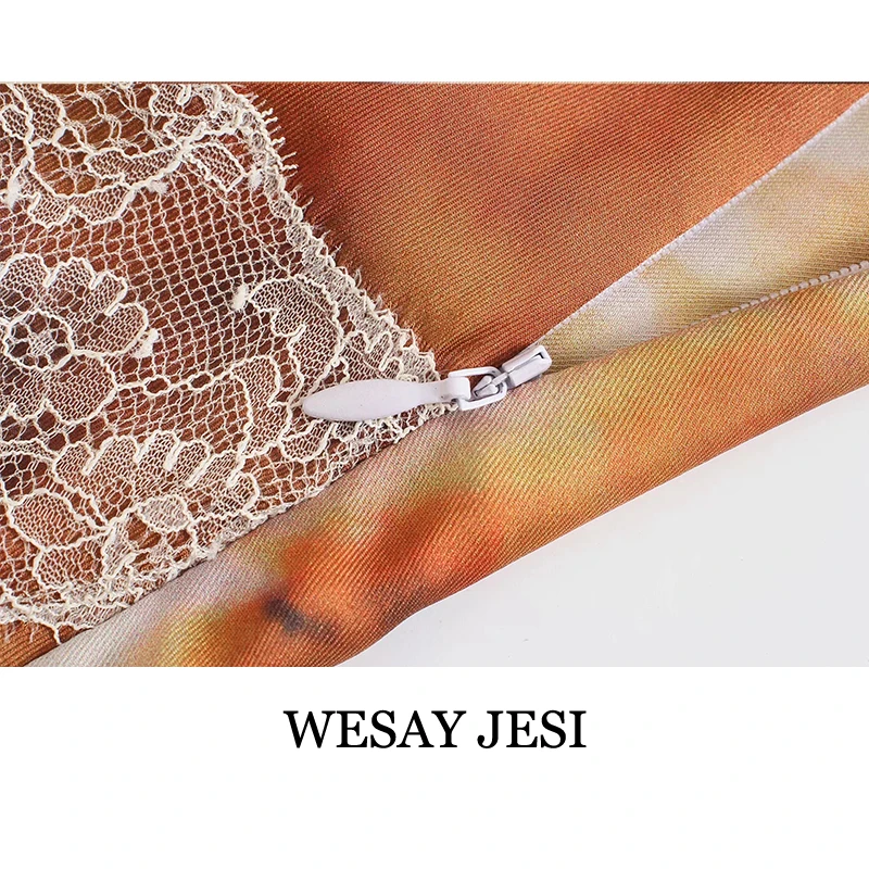 WESAY JESI Za Women 2021 Summer Midi Skirt Lace High Waist Side Zipper Printing Women's Fashion Chic Retro Long Skirt Streetwear
WESAY JESI Za Women 2021 Summer Midi Skirt Lace High Waist Side Zipper Printing Women's Fashion Chic Retro Long Skirt Streetwear