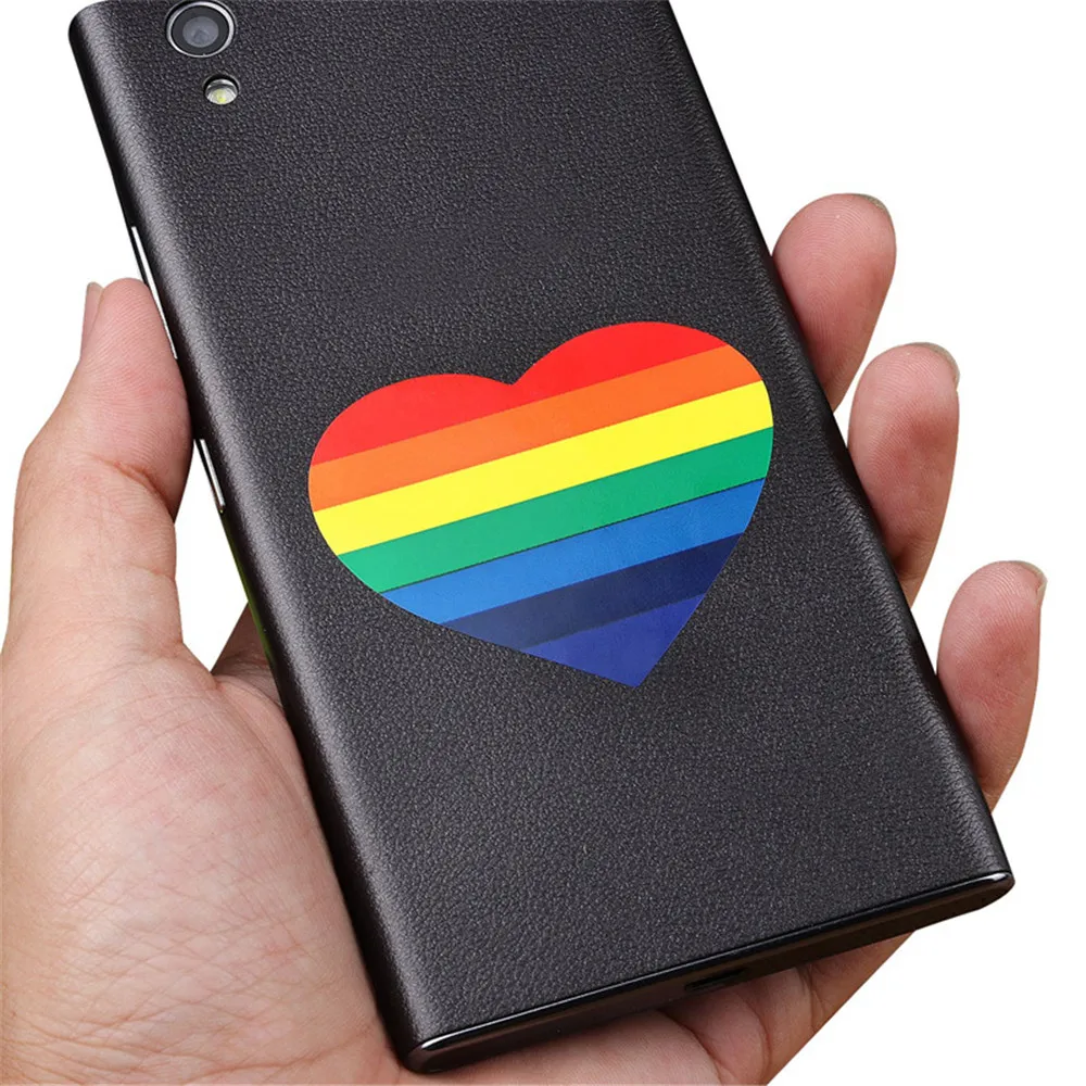 500 Pieces Pride Rainbow Stickers on a Roll, Love Heart Baking Sticker Rainbow Stickers, Stripes Heart Shaped Roll Tape
500 Pieces Pride Rainbow Stickers on a Roll, Love Heart Baking Sticker Rainbow Stickers, Stripes Heart Shaped Roll Tape