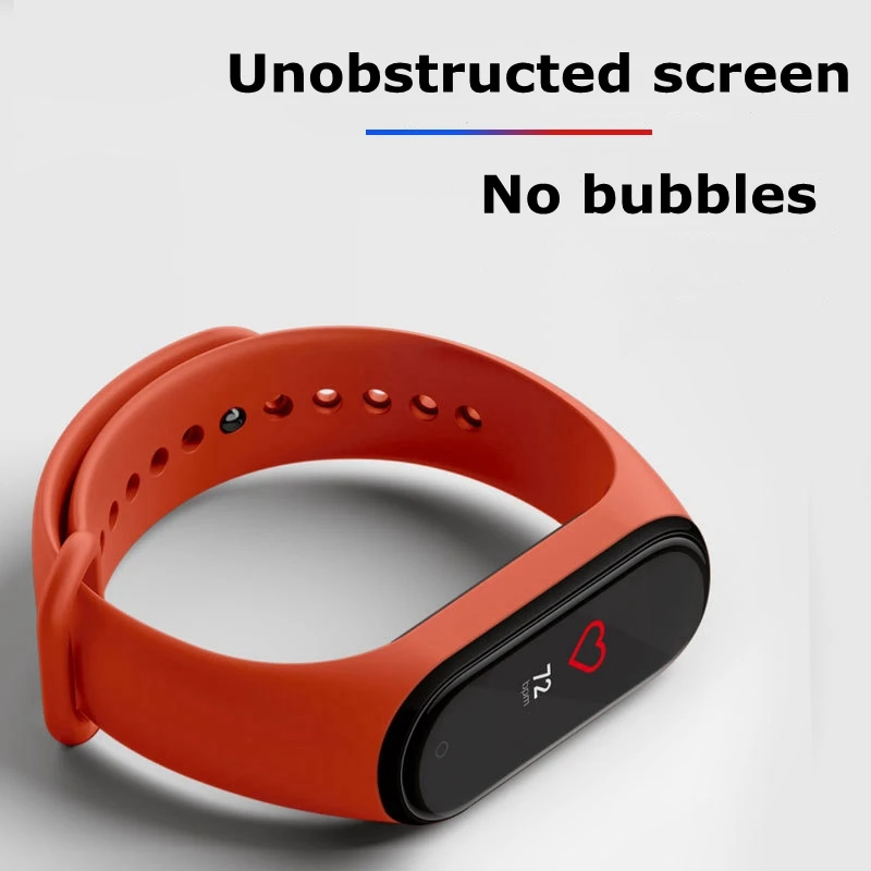 3D чехол для смарт-часов Xiaomi mi band 6 5 4 мягкая полноразмерная защитная пленка из