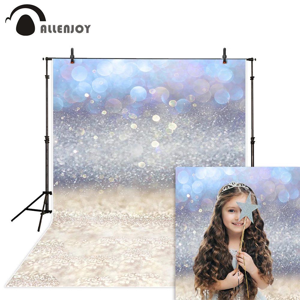 Allenjoy Фотофон bokeh Блестящий зимний песочный мерцающий halo летние вечерние