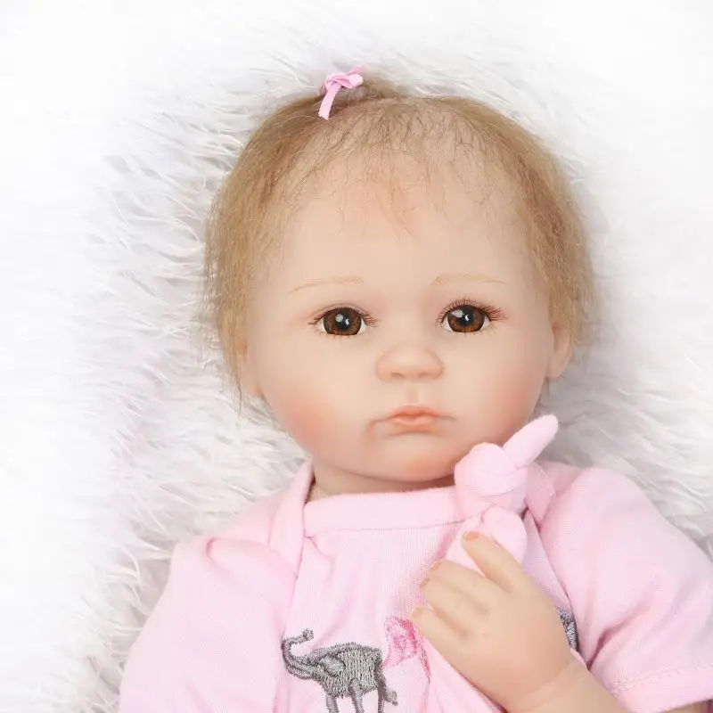 17" Reborn Baby Girl Handmade Doll Lifelike Silicone Vinyl Newborn Toy Kids Gift Fashion Doll CN(Origin) In-Stock Items
17" Reborn Baby Girl Handmade Doll Lifelike Silicone Vinyl Newborn Toy Kids Gift Fashion Doll CN(Origin) In-Stock Items
