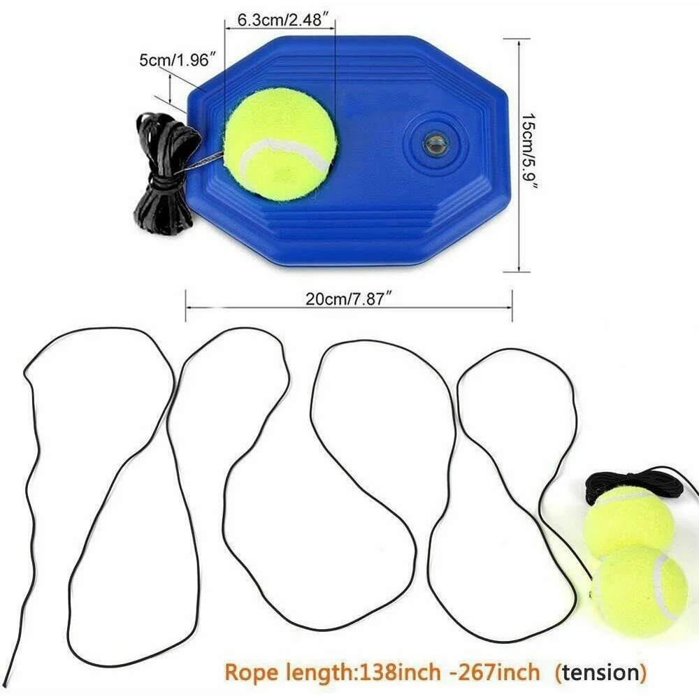 Upgrade Tennis Trainer Tennis Practice Single Self-Study Training Balls Base Tools Elastic Rope Exercise Raquetas Tenis
Upgrade Tennis Trainer Tennis Practice Single Self-Study Training Balls Base Tools Elastic Rope Exercise Raquetas Tenis