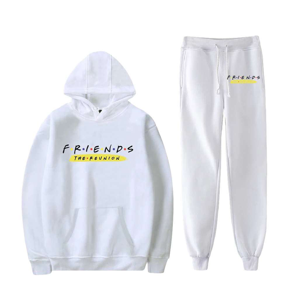 Friends: The Reunion Sweatshirt Unisex Two Piece Set Hoodie+Jogger Pant Harajuku Streetwear American Series Women Men's Set Rip
Friends: The Reunion Sweatshirt Unisex Two Piece Set Hoodie+Jogger Pant Harajuku Streetwear American Series Women Men's Set Rip