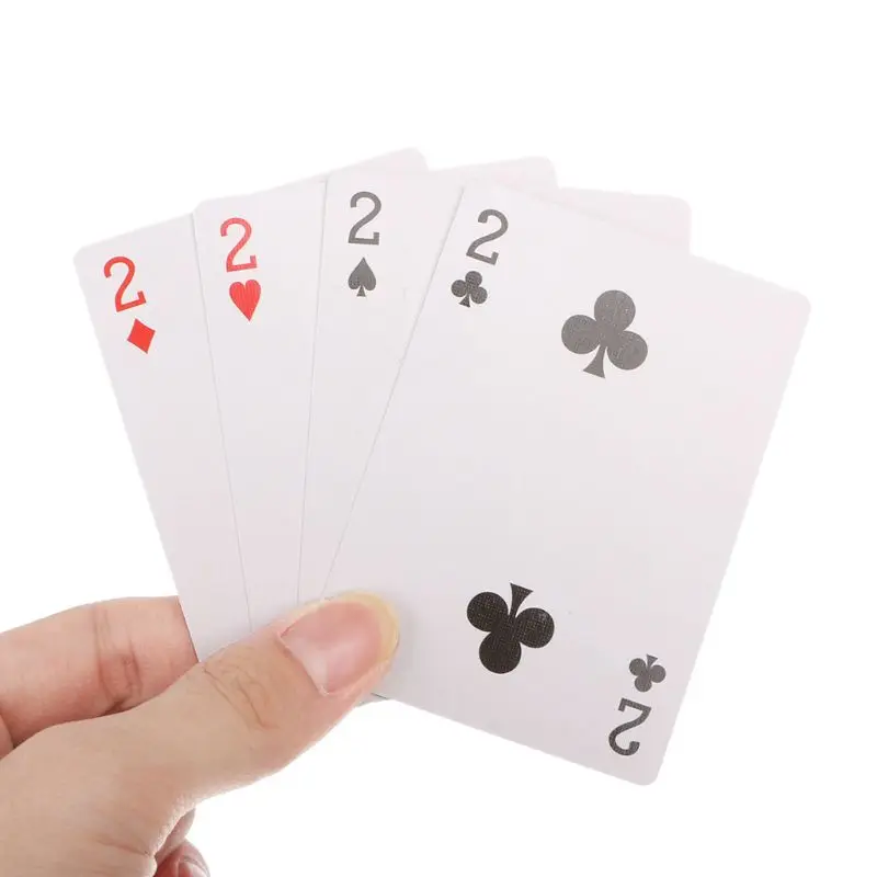 4 Cards 7 To 2 Transformer Magic Tricks Magic Props Close Up Magic Toy Kids Toy C6UF