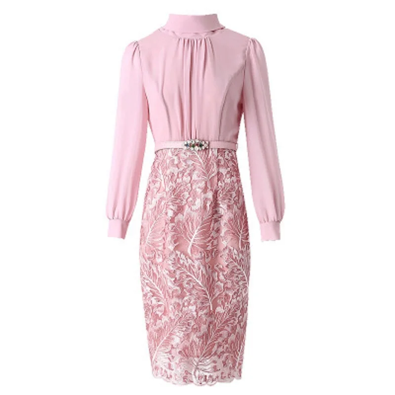 spring Runway 2021 new office ladies Pencil Lace dress 3xl autumn Long sleeves Women Clothing Large size sexy embroidery dresses
spring Runway 2021 new office ladies Pencil Lace dress 3xl autumn Long sleeves Women Clothing Large size sexy embroidery dresses