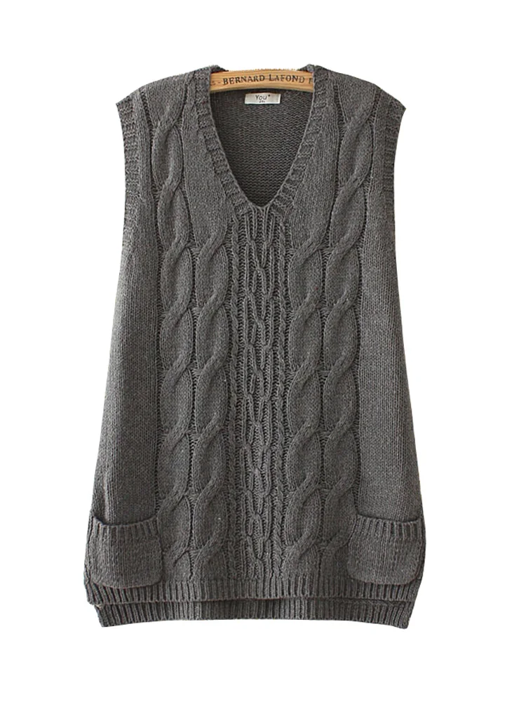 Solid Vest Sweater 4XL Plus Size Twist Pockets Knitted Pullovers 2021 Spring Casual V Neck All-Match Knitted Vests for 100KG
Solid Vest Sweater 4XL Plus Size Twist Pockets Knitted Pullovers 2021 Spring Casual V Neck All-Match Knitted Vests for 100KG