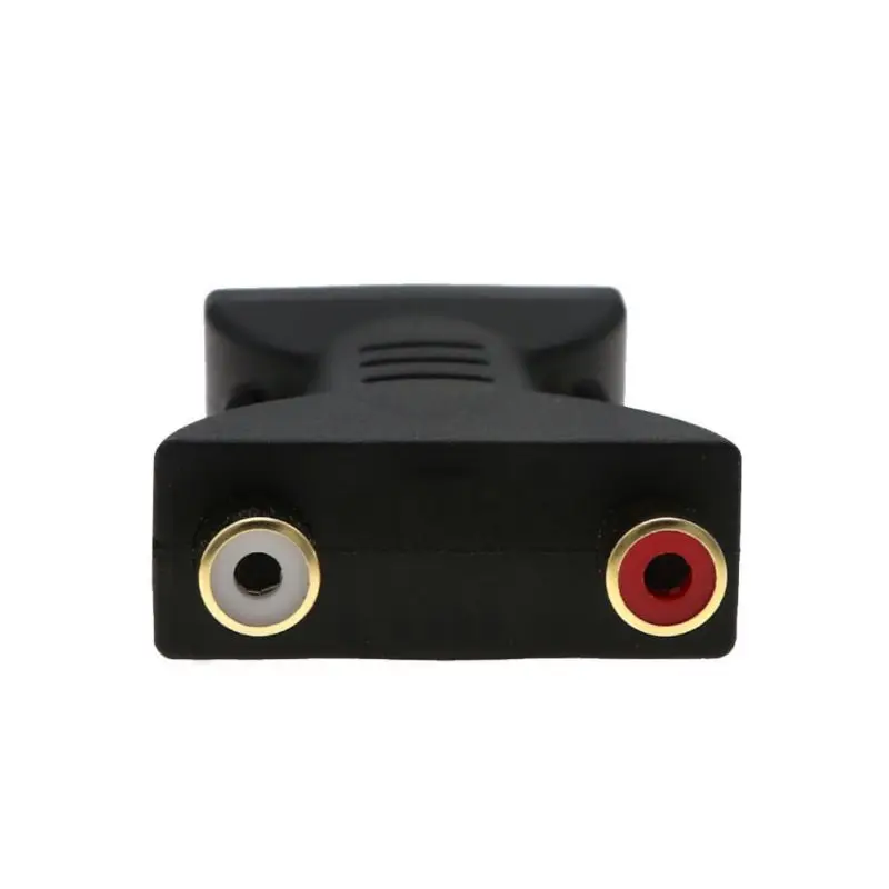 Аудио адаптер USB Мужской 2 RCA Женский Разъем Портативный позолоченный