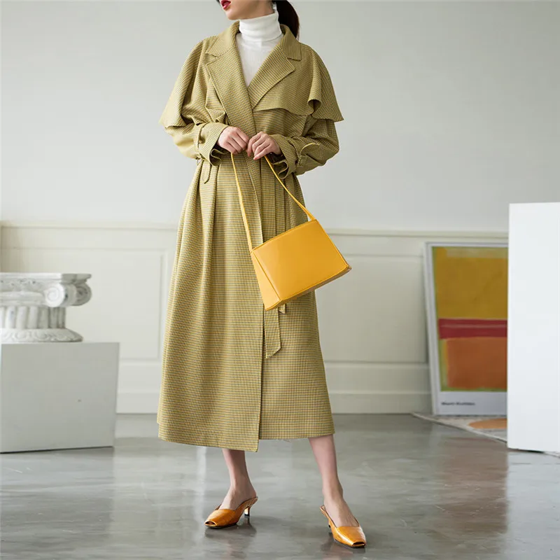 YourSeason New Ladies Plus Size Trench 2021 Spring Autumn Turn Down Collar Women Vintage Plaid Bandage Long Coats
YourSeason New Ladies Plus Size Trench 2021 Spring Autumn Turn Down Collar Women Vintage Plaid Bandage Long Coats