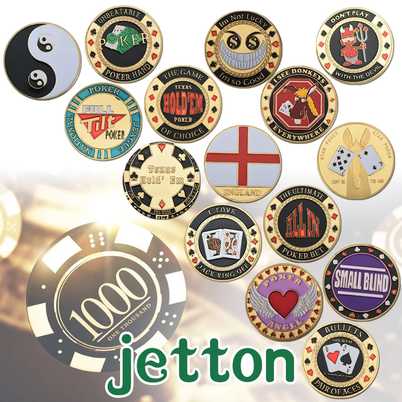 New Poker Card Guard Hand Protector Metal Token Coin with Plastic Cover Poker Chip Set Poker Game Souvenir
New Poker Card Guard Hand Protector Metal Token Coin with Plastic Cover Poker Chip Set Poker Game Souvenir