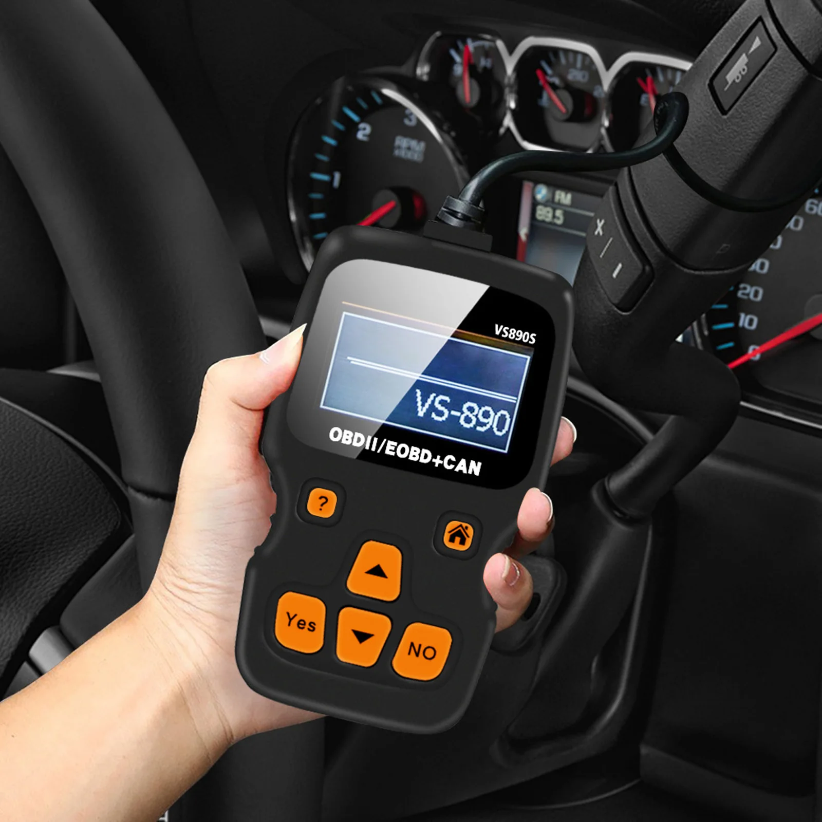 Автомобильный считыватель кодов Onever 2,4 "VS890S автомобильный диагностический инструмент OBD2 сканер многоязычный поддерживаемый автомобильный...
Автомобильный считыватель кодов Onever 2,4 "VS890S автомобильный диагностический инструмент OBD2 сканер многоязычный поддерживаемый автомобильный...