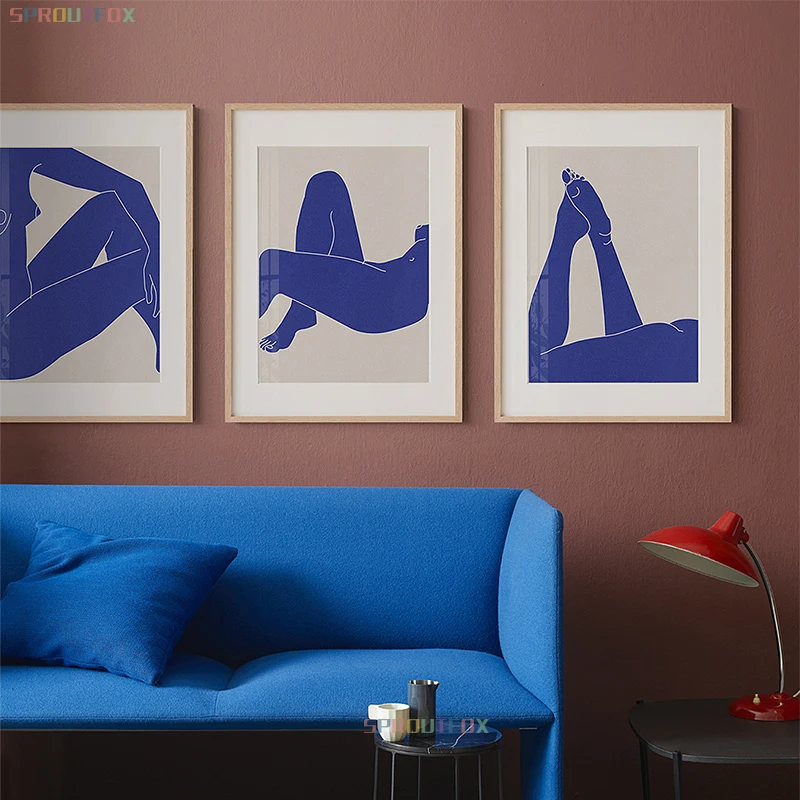 Aesthetic Wall Poster Set Decorative Posters Matisse Art Decorative Prints Wall Painting Abstract Blue Triptych
Aesthetic Wall Poster Set Decorative Posters Matisse Art Decorative Prints Wall Painting Abstract Blue Triptych