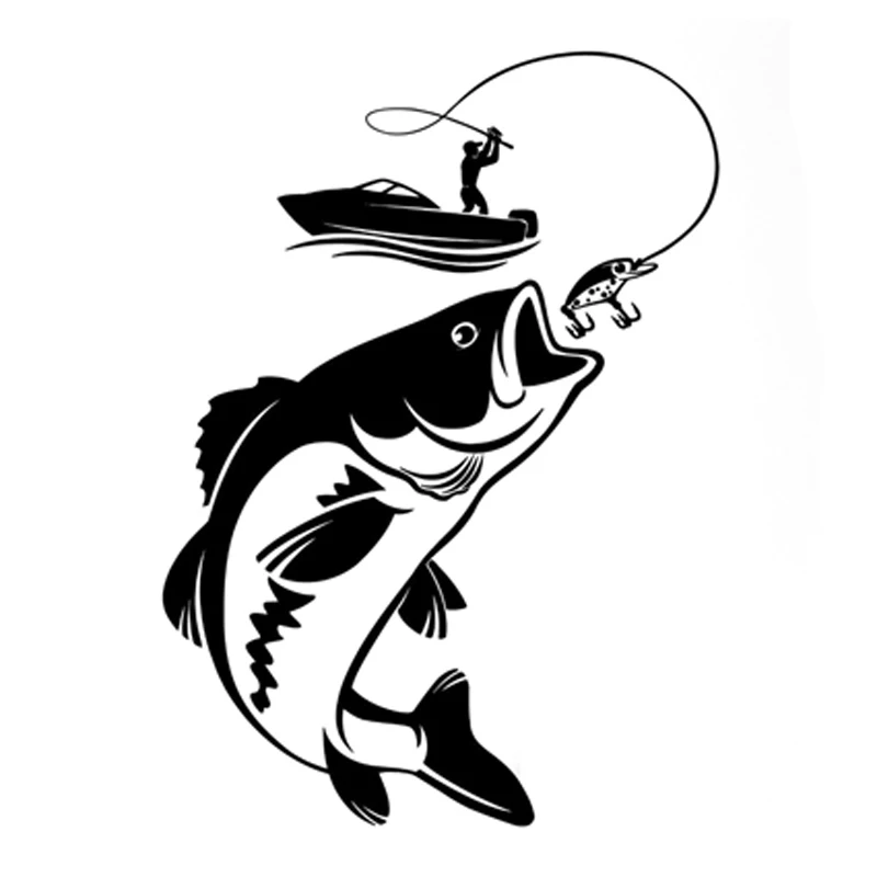 Personality Car Sticker Interesting Fishing Fisherman Hobby Fish Boat Car StickerWaterproof and Sunscreen PVC Decal ,17cm*12cm
Personality Car Sticker Interesting Fishing Fisherman Hobby Fish Boat Car StickerWaterproof and Sunscreen PVC Decal ,17cm*12cm