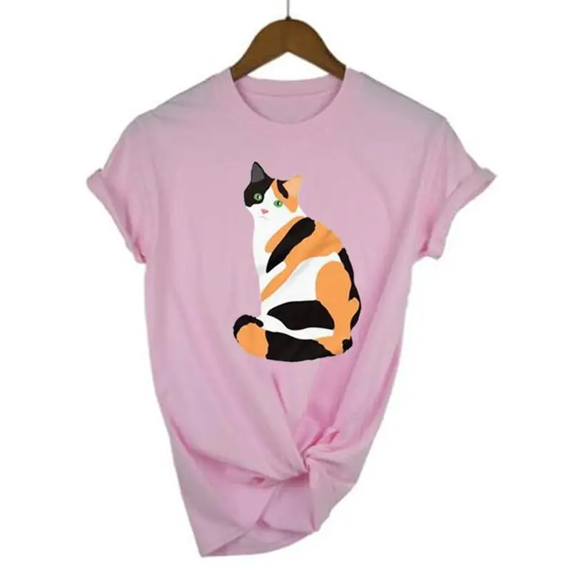 Kawaii Funny Plus Size Tee Shirt Femme Calico Cat Art Portrait Cat Harajuku Shirt Tshirt Cotton Short Sleeve T Shirt Women Tops
Kawaii Funny Plus Size Tee Shirt Femme Calico Cat Art Portrait Cat Harajuku Shirt Tshirt Cotton Short Sleeve T Shirt Women Tops