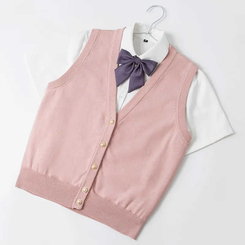 2021 New Knitted Cardigan V-Neck Sweater Vest Fashion Japanese Women Spring And Autumn Thin Style College Style Casual Cotton
2021 New Knitted Cardigan V-Neck Sweater Vest Fashion Japanese Women Spring And Autumn Thin Style College Style Casual Cotton