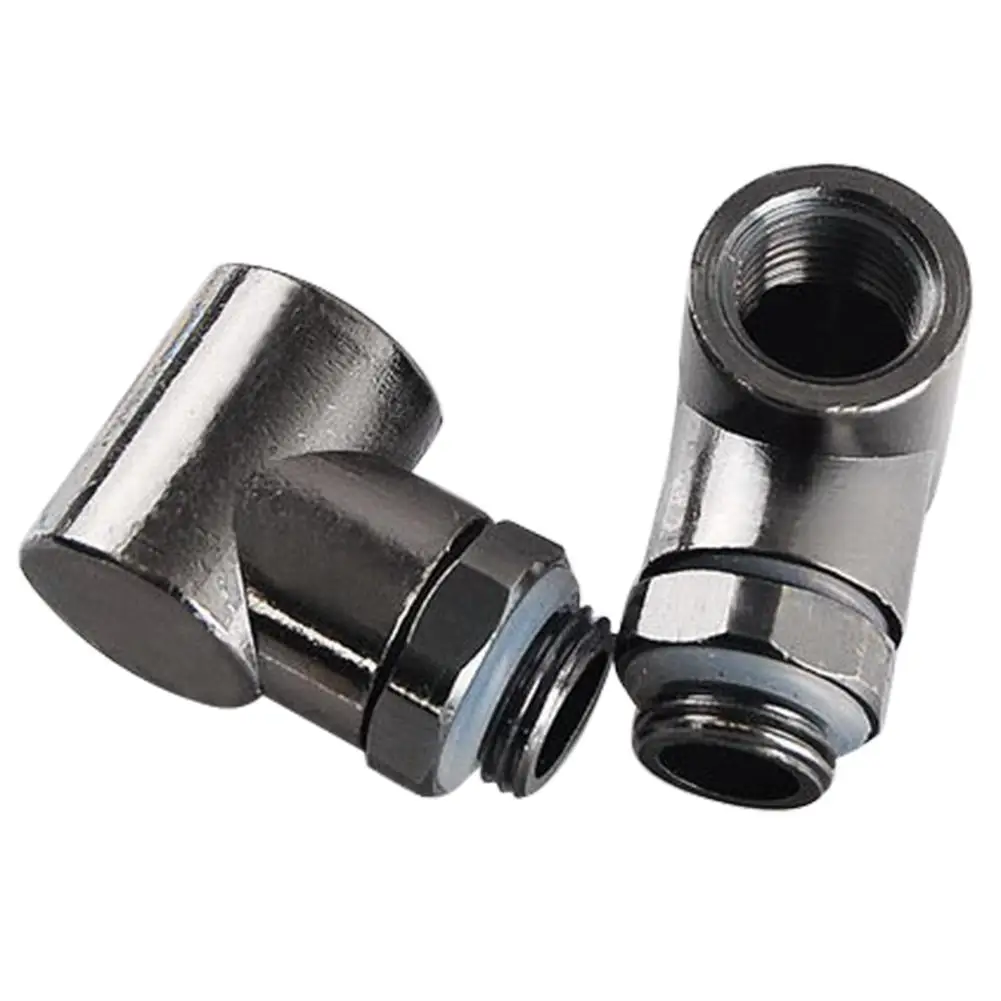 G1/4-90-L 90 Degree Rotary Brass Fitting Rotating Elbow Black Nickel Plated Surface Anti-Oxidation for PC Water Cooling
G1/4-90-L 90 Degree Rotary Brass Fitting Rotating Elbow Black Nickel Plated Surface Anti-Oxidation for PC Water Cooling