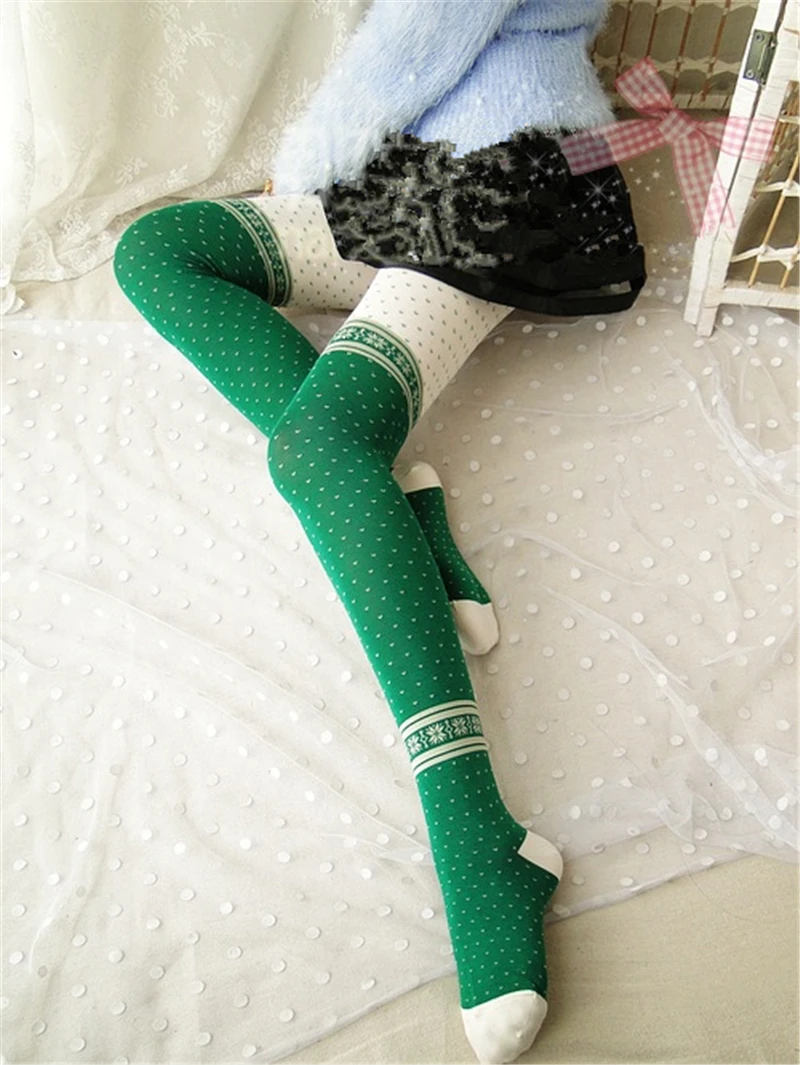 Mori Girl Seamless Footed Cotton Tights Patchwork Dotted Pantyhose Christmas Gift
Mori Girl Seamless Footed Cotton Tights Patchwork Dotted Pantyhose Christmas Gift