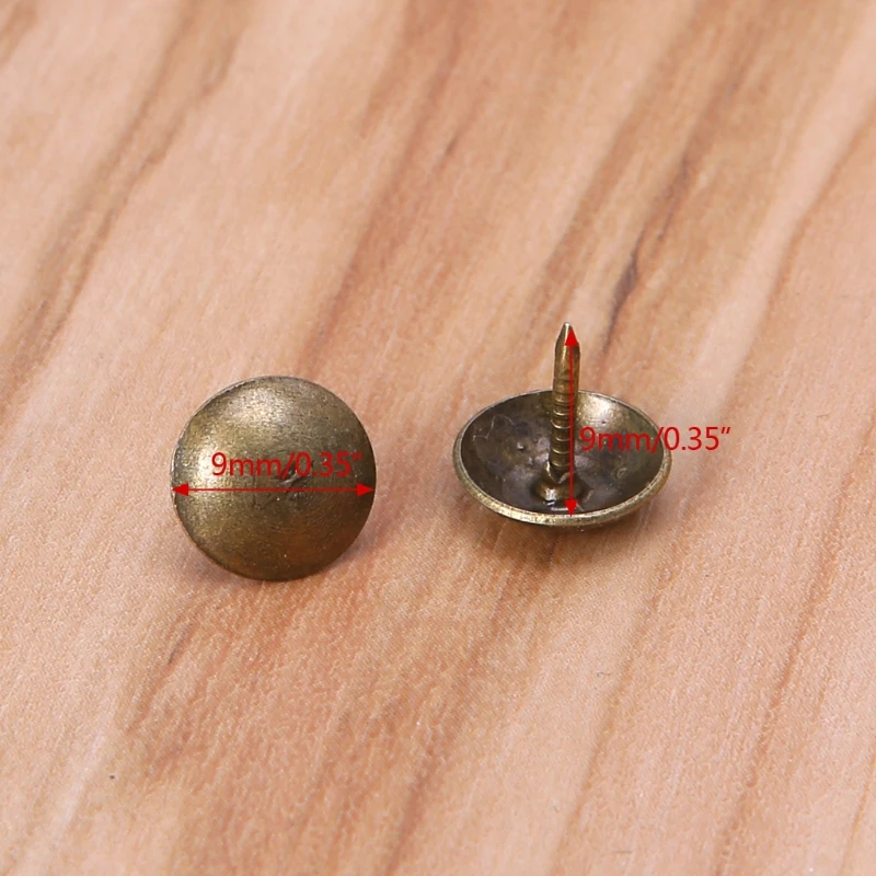 100PCS Antique Brass Bronze Upholstery Nail Jewelry Gift Wine Case Box Sofa Decor
100PCS Antique Brass Bronze Upholstery Nail Jewelry Gift Wine Case Box Sofa Decor