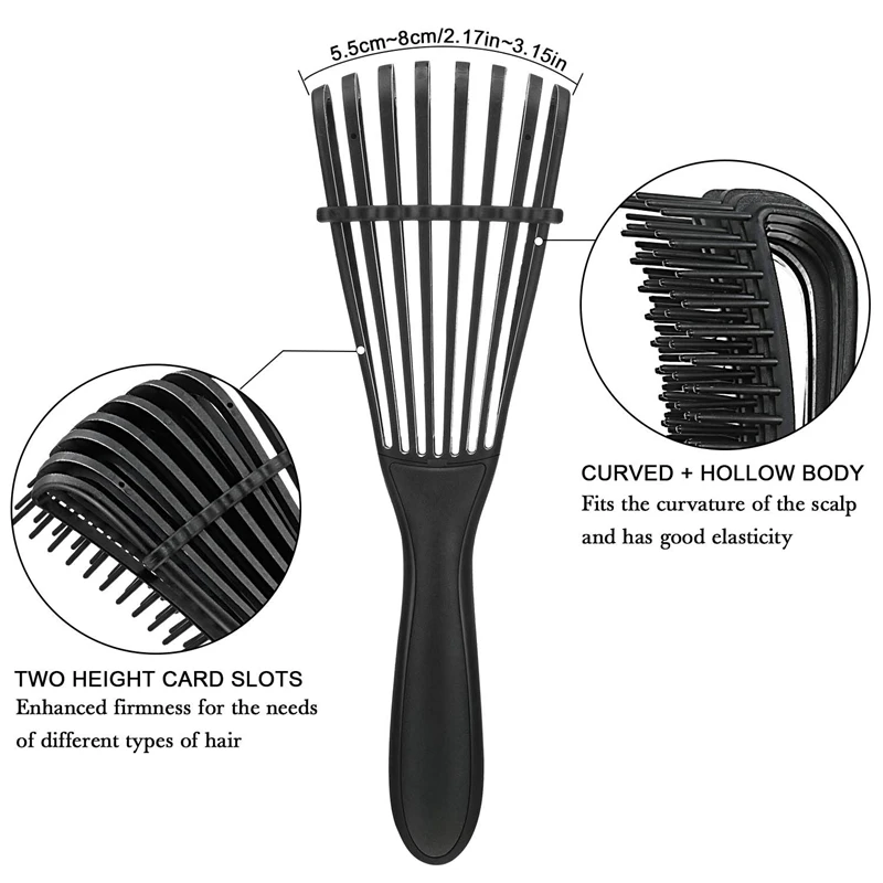 Detangling Brush For Hair-Detangler For Afro America 3A to 4C Kinky Wavy, Curly, Detangle Easily with Wet / Dry
Detangling Brush For Hair-Detangler For Afro America 3A to 4C Kinky Wavy, Curly, Detangle Easily with Wet / Dry