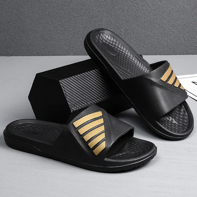 Men Adult Slippers Black External Wear Sandy Beach Non-slip Sandals Summer Designer Sell Well Leisure Flip Flop Flat Men Shoes
Men Adult Slippers Black External Wear Sandy Beach Non-slip Sandals Summer Designer Sell Well Leisure Flip Flop Flat Men Shoes