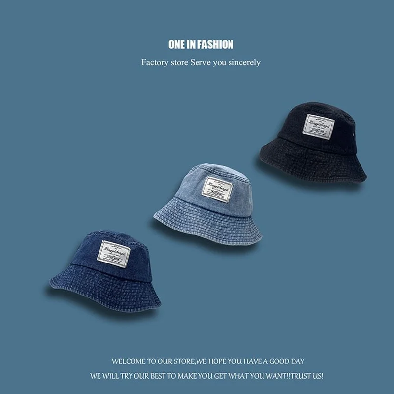 Cowboy Blue Fisherman Hat Female Early Spring and Autumn Summer Japanese Tide Thin Letter Big Head Bib Hat Sunscreen
Cowboy Blue Fisherman Hat Female Early Spring and Autumn Summer Japanese Tide Thin Letter Big Head Bib Hat Sunscreen