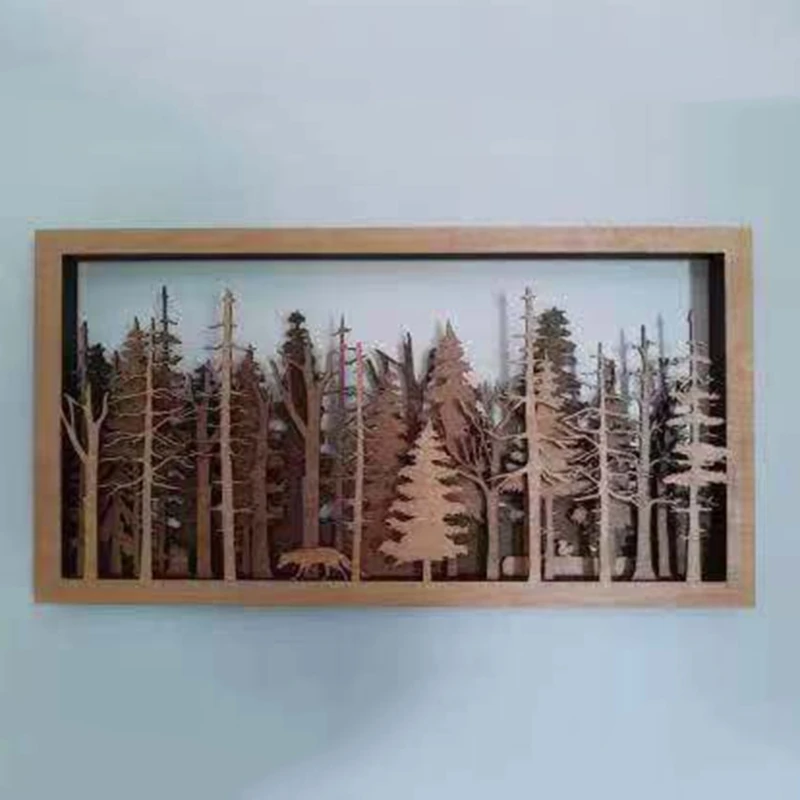 Wide Intricate Woods Wooden Wall Hanging Ornament Pendant Mysterious Hanging Forest Scene Sign Decoration Rectangle Wood
Wide Intricate Woods Wooden Wall Hanging Ornament Pendant Mysterious Hanging Forest Scene Sign Decoration Rectangle Wood