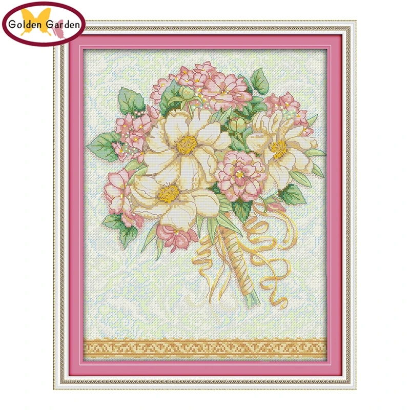 GG The Love's Bouquet Cross Stitching DIY Kits Needlework Handmade Craft Joy Sunday Cross Stitch Kits Paintings for Home Decor
GG The Love's Bouquet Cross Stitching DIY Kits Needlework Handmade Craft Joy Sunday Cross Stitch Kits Paintings for Home Decor