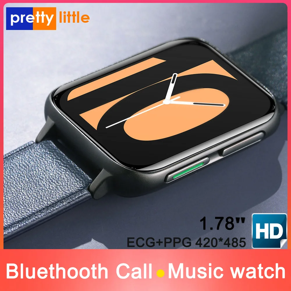 DT-93 ECG Smart Watch Men Women 1.78 Inch 420*485 Screen Bluetooth Call Smartwatch Heart Rate Blood Pressure Oxygen Mp3 Music
DT-93 ECG Smart Watch Men Women 1.78 Inch 420*485 Screen Bluetooth Call Smartwatch Heart Rate Blood Pressure Oxygen Mp3 Music