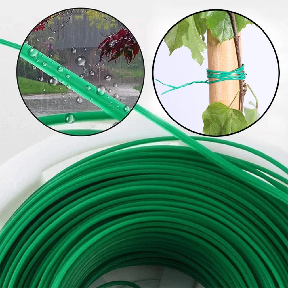 100m Plant Plastic Steel Twist Tie Sturdy Reusable Garden Flower Plant Support Strap Tie Home Improvement Cable Ties 2021 
100m Plant Plastic Steel Twist Tie Sturdy Reusable Garden Flower Plant Support Strap Tie Home Improvement Cable Ties 2021