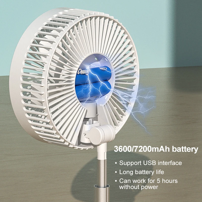USB Remote Control Timing Electric Fan Seven-leaf Rotating Telescopic Folding Outdoor Strong Continuous Air Supply Stand Fan
USB Remote Control Timing Electric Fan Seven-leaf Rotating Telescopic Folding Outdoor Strong Continuous Air Supply Stand Fan