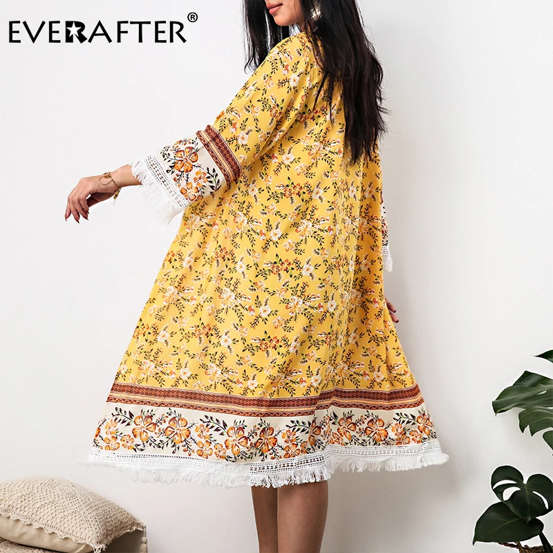 EVERAFTER Пляжная накидка Повседневная Длинная блузка с цветочным принтом для женщин кимоно с кисточками Лоскутные Топы свободные летние празд...
EVERAFTER Пляжная накидка Повседневная Длинная блузка с цветочным принтом для женщин кимоно с кисточками Лоскутные Топы свободные летние празд...