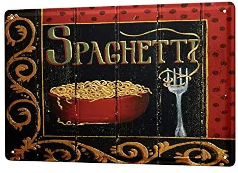 Can Be Customized Restaurant Signboard Decoration Plaque Kitchen Decoration Italian Panel Fork Metal Wall Panel 8X12 Inches
Can Be Customized Restaurant Signboard Decoration Plaque Kitchen Decoration Italian Panel Fork Metal Wall Panel 8X12 Inches