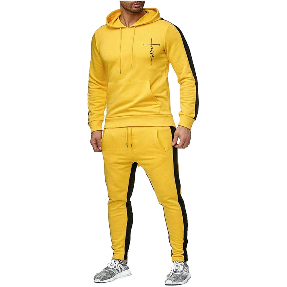 Autumn Winter Tracksuit Men Suits Casual Hoodies Warm up Sweatshirts Two Piece Sets Jacket+Pants Male Outfit plus Size M-3XL
Autumn Winter Tracksuit Men Suits Casual Hoodies Warm up Sweatshirts Two Piece Sets Jacket+Pants Male Outfit plus Size M-3XL