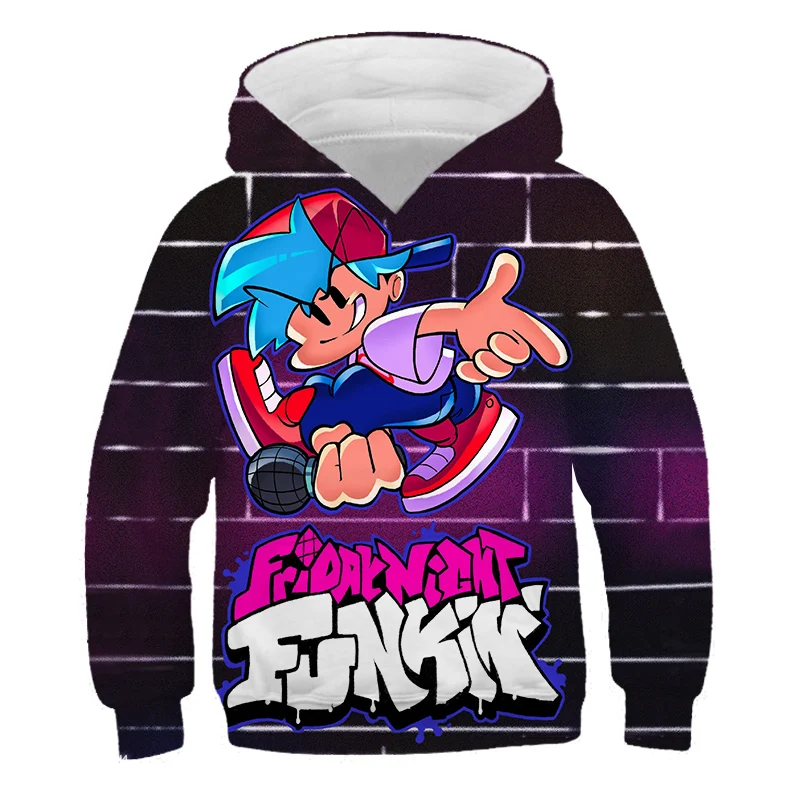 Children Friday night funkin 3d printed hoodie boy girl game fashion long sleeve hooded sweatshirt hot selling casual streetwear
Children Friday night funkin 3d printed hoodie boy girl game fashion long sleeve hooded sweatshirt hot selling casual streetwear