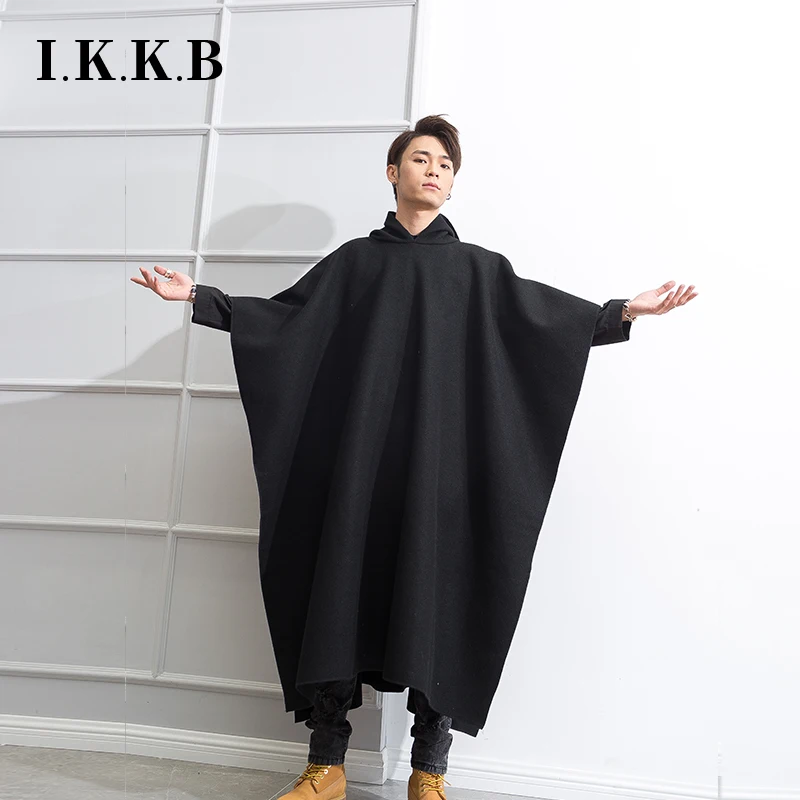Men Long Coat Vintage Coat Cloak Male Hooded Super Long Knee Coat Trend Winter Korean Black Student Men's Long Overcoats
Men Long Coat Vintage Coat Cloak Male Hooded Super Long Knee Coat Trend Winter Korean Black Student Men's Long Overcoats