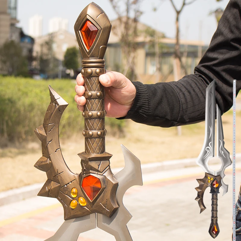 Varian Wrynn Sword WOW 1:1 Metal Material Magnet Connection Free Sword Standard 110cm 4.1kg Enviable Game Model
Varian Wrynn Sword WOW 1:1 Metal Material Magnet Connection Free Sword Standard 110cm 4.1kg Enviable Game Model