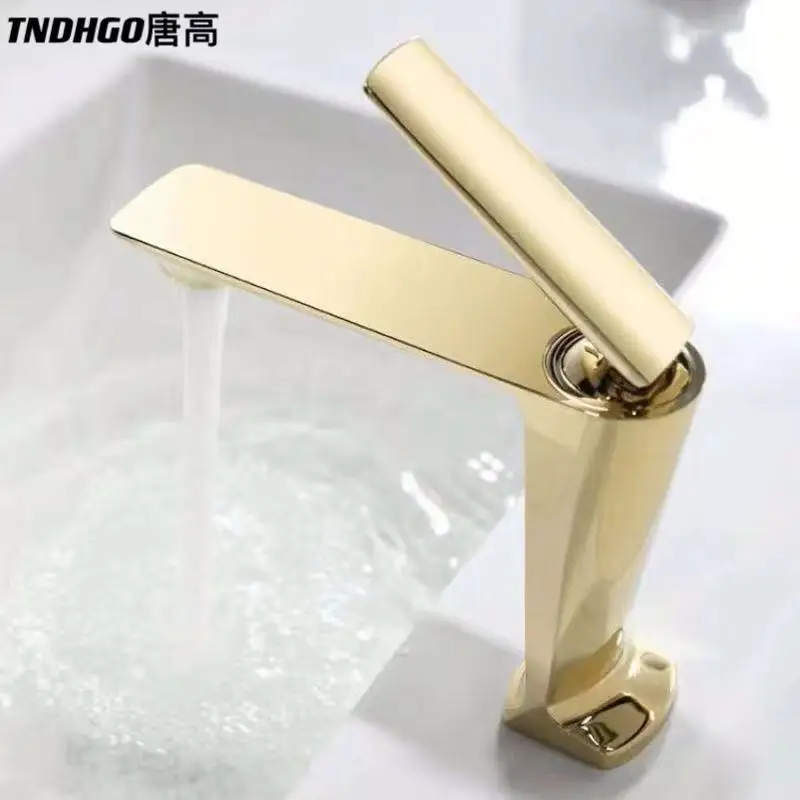 

Brushed Gold Brass Basin Faucet bathroom Sink Mixer Tap Torneira Banheiro Robinet Salle De Bain Grifo Lavabo Kraan Wasserhahn