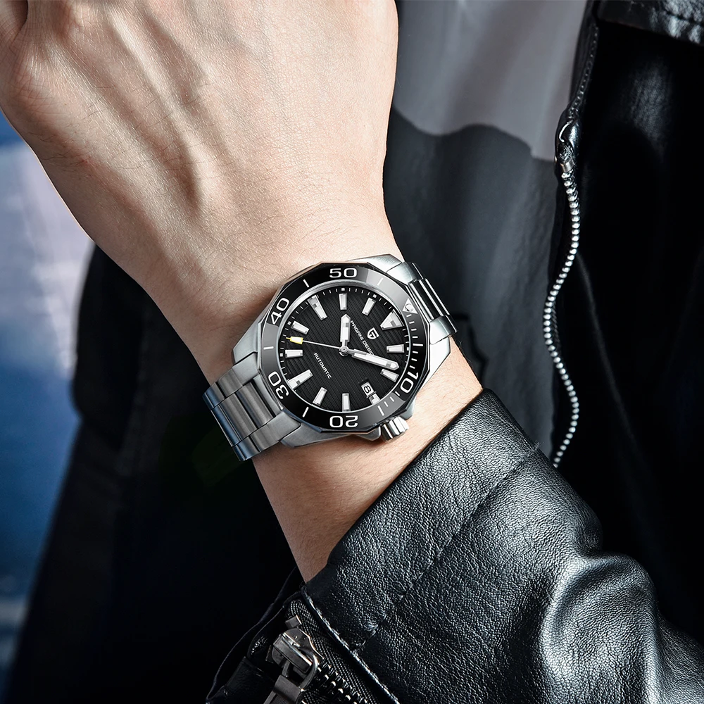 PAGANI DESIGN New Mechanical Watch Top Brand Luxury Sapphire Glass Automatic Watch Stainless Steel Waterproof 100M Watch Men
PAGANI DESIGN New Mechanical Watch Top Brand Luxury Sapphire Glass Automatic Watch Stainless Steel Waterproof 100M Watch Men