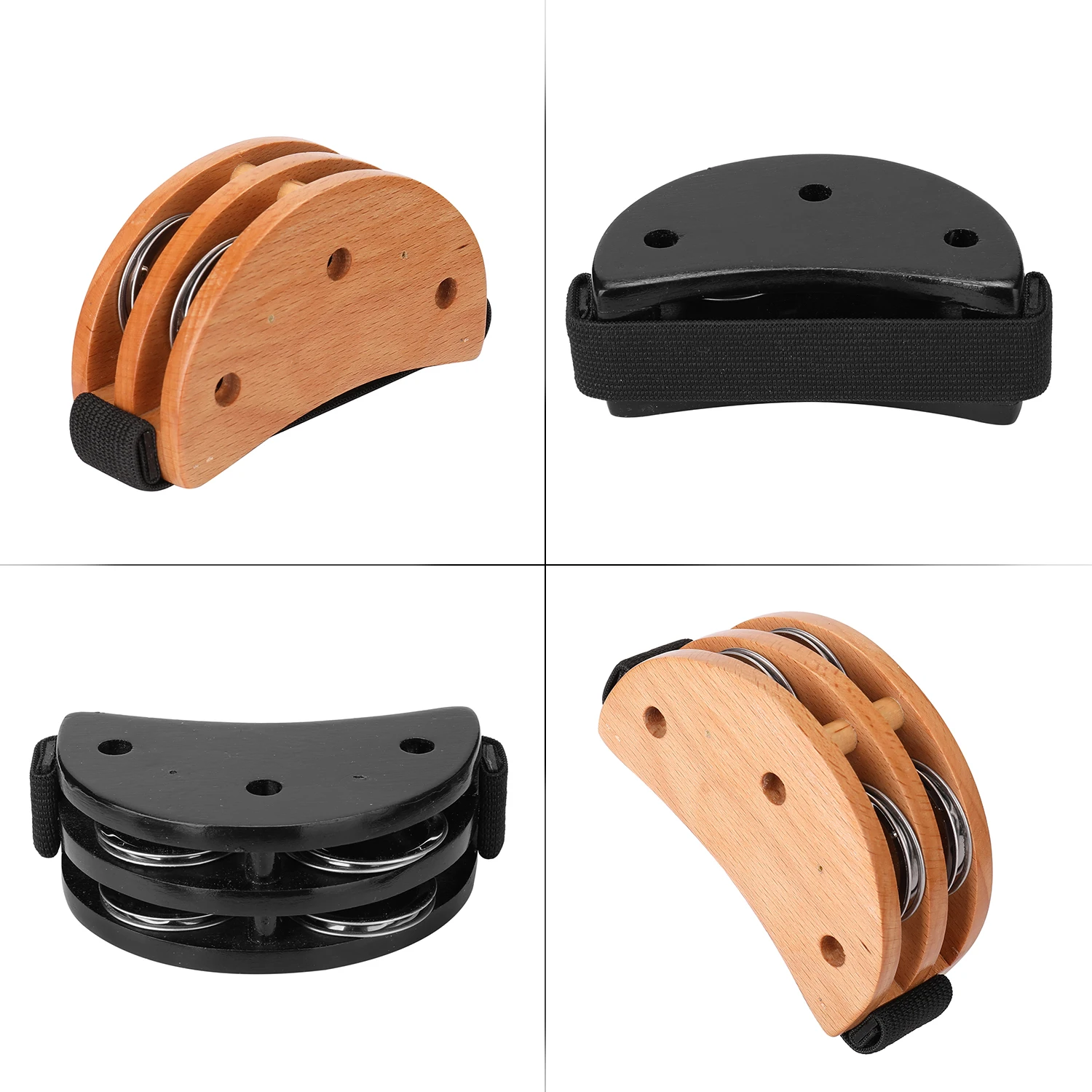 Foot Tambourine Black Drum Companion Jingle Tambourine Percussion Instrument Accessory Lightweight Hand Foot Dual-use
Foot Tambourine Black Drum Companion Jingle Tambourine Percussion Instrument Accessory Lightweight Hand Foot Dual-use