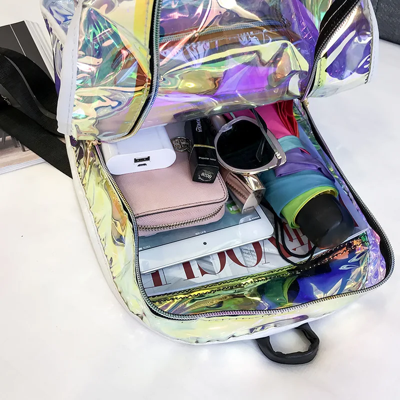 UOSC Women Hologram Backpack Laser Daypacks PU Leather Teenager Girls School Bag Pack Female Holographic Bags Mochila
UOSC Women Hologram Backpack Laser Daypacks PU Leather Teenager Girls School Bag Pack Female Holographic Bags Mochila