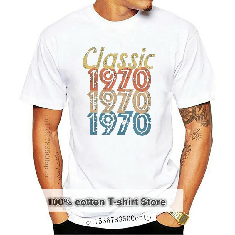 Fashion 1970 Vintage Retro T-Shirts Men O Neck Cotton T Shirts 49th Birthday Fifts 49 Years Old Tees Party Clothes for Male
Fashion 1970 Vintage Retro T-Shirts Men O Neck Cotton T Shirts 49th Birthday Fifts 49 Years Old Tees Party Clothes for Male