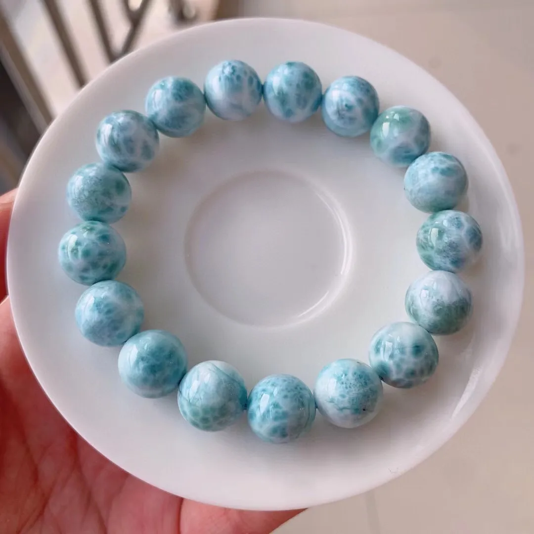 12mm Natural Blue Larimar Bracelet For Women Men Crystal Dominica Round Beads Rare Water Pattern Stone Strands Jewelry AAAAA
12mm Natural Blue Larimar Bracelet For Women Men Crystal Dominica Round Beads Rare Water Pattern Stone Strands Jewelry AAAAA