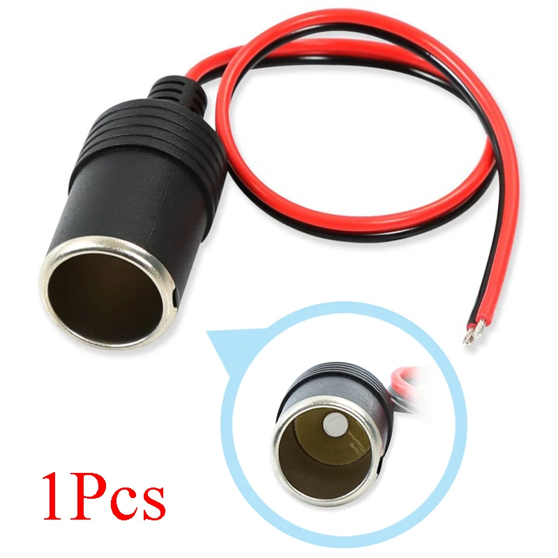 Universal Car Cigarette Lighter Female Seat 12V Test Socket 24V Wired Cigarette Lighter Female Sockets Car Charger Plug Adapter
Universal Car Cigarette Lighter Female Seat 12V Test Socket 24V Wired Cigarette Lighter Female Sockets Car Charger Plug Adapter