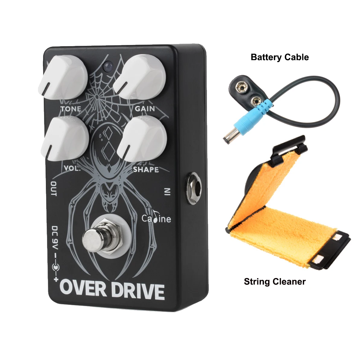 Caline CP-65 Overdrive Guitar Pedal Effect 9V Guitar Accessories Over Drive Effect Pedal Guitar Parts For Guitar BASS Overdrive
Caline CP-65 Overdrive Guitar Pedal Effect 9V Guitar Accessories Over Drive Effect Pedal Guitar Parts For Guitar BASS Overdrive