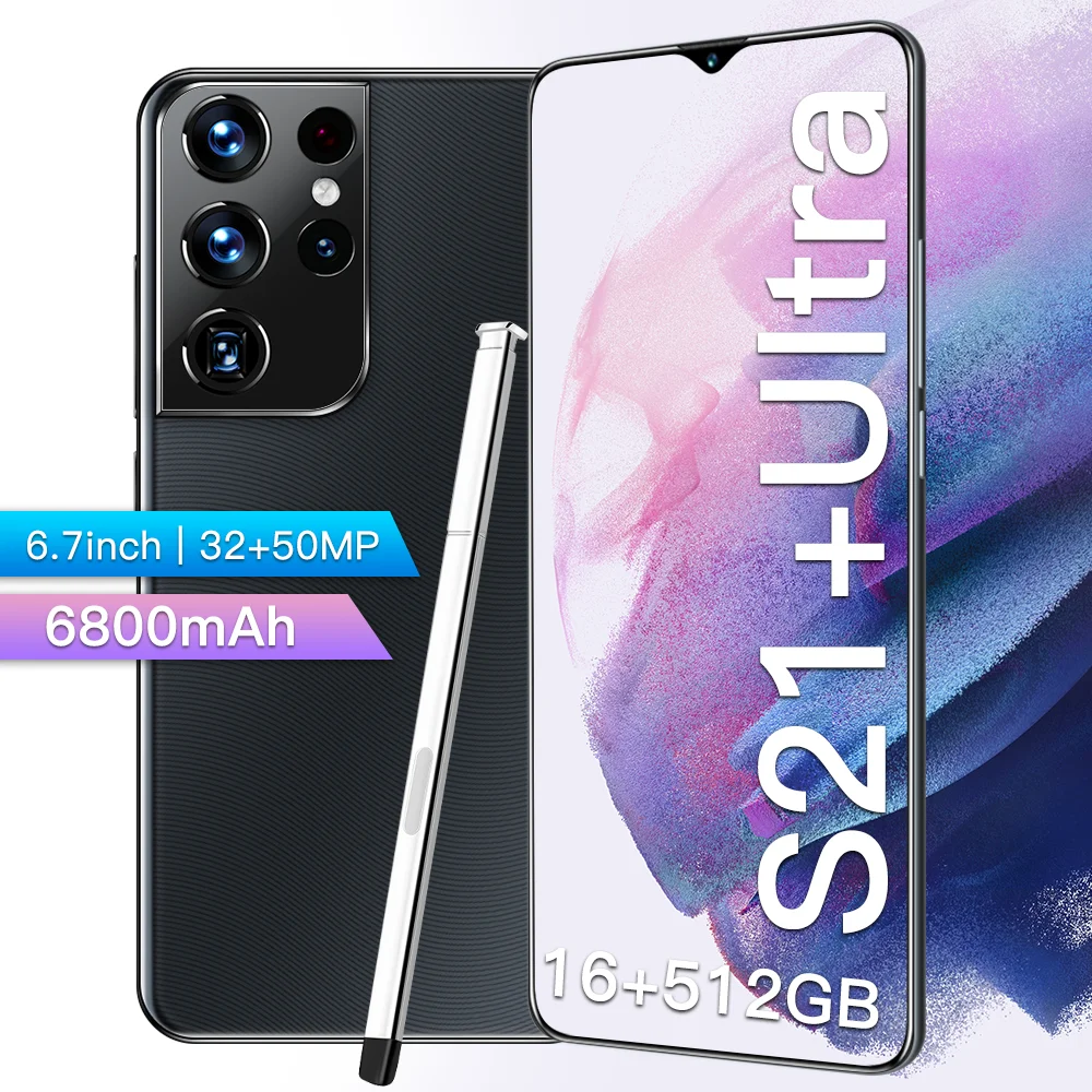 S21+Uitra 6.7Inch SmartPhone Global Version Galaxy 16+512G 6800Mah Lithium-ion Big Battery Android CellPhone 32MP+50MP Camera
S21+Uitra 6.7Inch SmartPhone Global Version Galaxy 16+512G 6800Mah Lithium-ion Big Battery Android CellPhone 32MP+50MP Camera