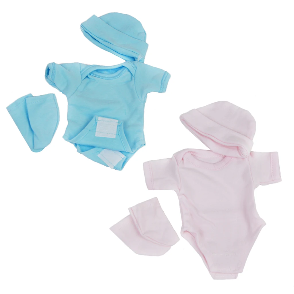 2Pcs Romper Jumpsuit Socks Hat Set For 10''-11'' Reborn Baby Girl Doll Accs
2Pcs Romper Jumpsuit Socks Hat Set For 10''-11'' Reborn Baby Girl Doll Accs
