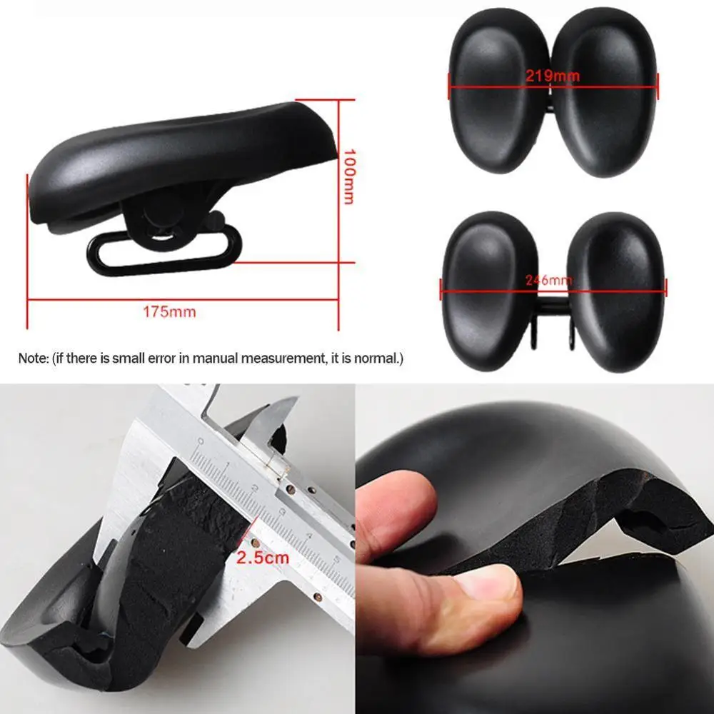 Bicycle Cushion Pad Wide Easyseat Comfortable Dual-pad Bike Ergonomic Cycling Mountain Bike Nose Cushion No Saddle Seat H9S7
Bicycle Cushion Pad Wide Easyseat Comfortable Dual-pad Bike Ergonomic Cycling Mountain Bike Nose Cushion No Saddle Seat H9S7