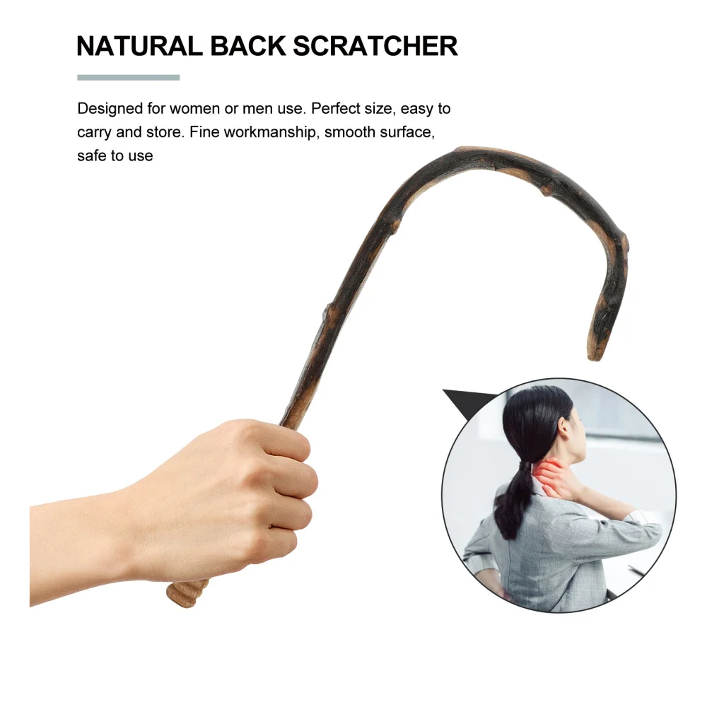 2Pcs Back Massagers Scratching Rods Tools Wooden Body Rollers Massagers