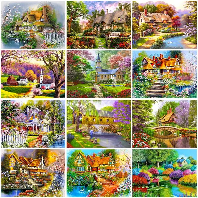 DIY 5D Diamond Painting Landscape Villa Full Square Round Scenery Tree Diamond Embroidery Mosaic Cross Stitch Home Decor Gift
DIY 5D Diamond Painting Landscape Villa Full Square Round Scenery Tree Diamond Embroidery Mosaic Cross Stitch Home Decor Gift