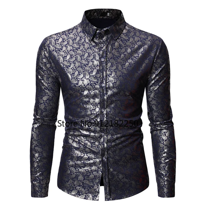 Mens Fashion Paisley Button Down Dress Shirts 2021 Brand Slim Fit Long Sleeve Shirt Men Business Casual Shirt Camisa Masculina
Mens Fashion Paisley Button Down Dress Shirts 2021 Brand Slim Fit Long Sleeve Shirt Men Business Casual Shirt Camisa Masculina