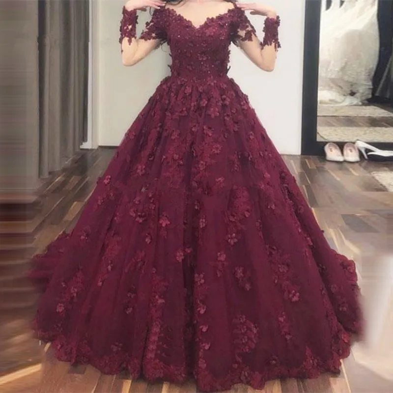 African Formal wedding Dresses long sleeve Robe de soiree Dubai Muslim Wine Red Wedding gown Turkish Aibye Glitter Kaftans Gown
African Formal wedding Dresses long sleeve Robe de soiree Dubai Muslim Wine Red Wedding gown Turkish Aibye Glitter Kaftans Gown